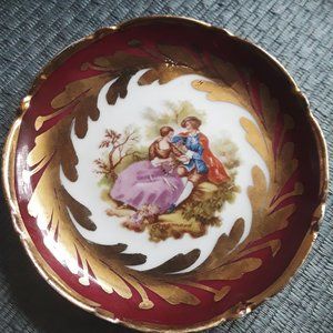 French Objet D'Art Limoges Plate